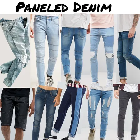 Denim | Paneled Jeans Interior Design Mood Board by snoobabsy on Style Sourcebook