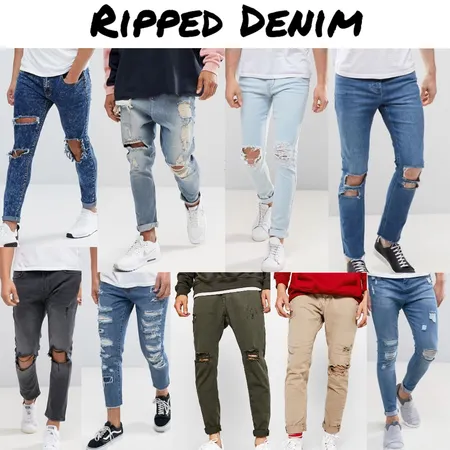 Denim | Ripped Jeans Interior Design Mood Board by snoobabsy on Style Sourcebook