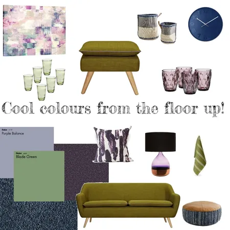 Cool coloured flooring! Interior Design Mood Board by Choices Flooring on Style Sourcebook