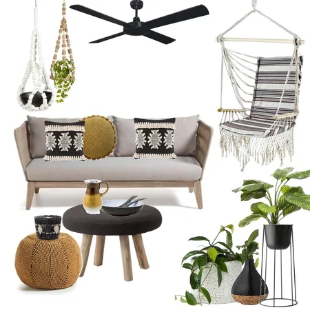 Enclosed Balcony Interior Design Mood Board by Blush Interior Styling on Style Sourcebook