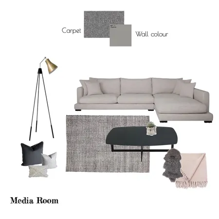 Media Room Interior Design Mood Board by JessieCole23 on Style Sourcebook