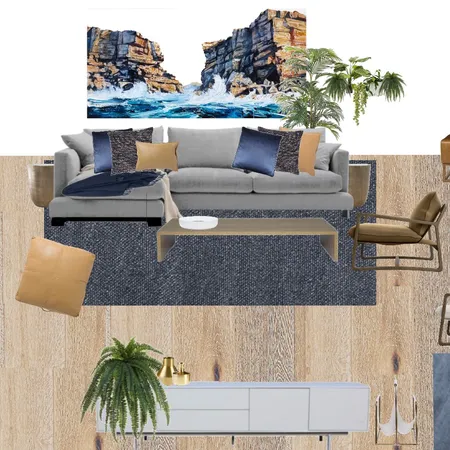 Australian Modern Coastal Living Room Interior Design Mood Board by kpeacocke on Style Sourcebook