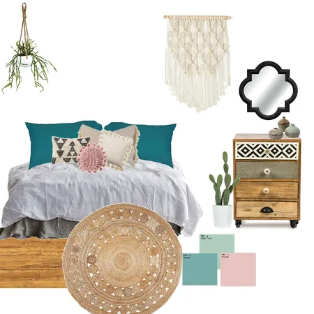 Cottage Bedroom Interior Design Mood Board by smclark on Style Sourcebook