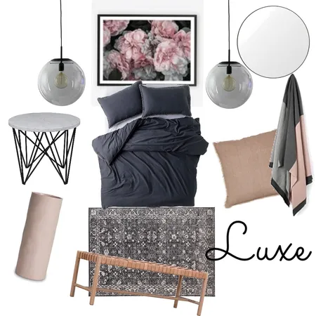 Bedroom Luxe Interior Design Mood Board by Zoe on Style Sourcebook