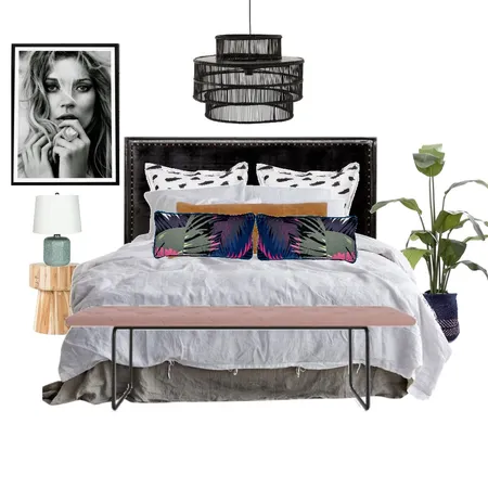 Tropical Lux Bedroom Interior Design Mood Board by Studio of Design on Style Sourcebook