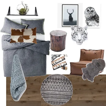 Scandinavian Winter Boys Room Interior Design Mood Board by Zoe on Style Sourcebook
