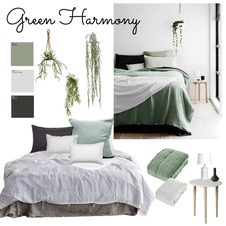 Green Harmony Interior Design Mood Board by ChampagneAndCoconuts on Style Sourcebook