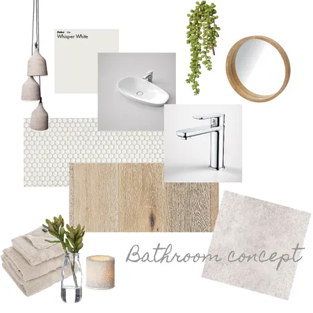 Organic Bathroom Interior Design Mood Board by Priscilla De Luca on Style Sourcebook