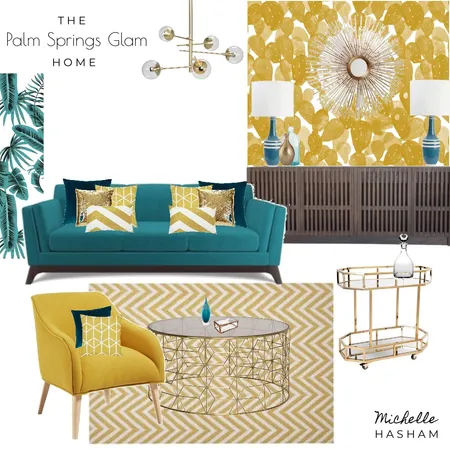 The Palm Springs Home Interior Design Mood Board by Michelle Hasham on Style Sourcebook
