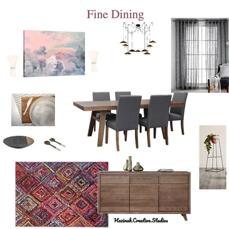Fine Dining Interior Design Mood Board by Gugz on Style Sourcebook
