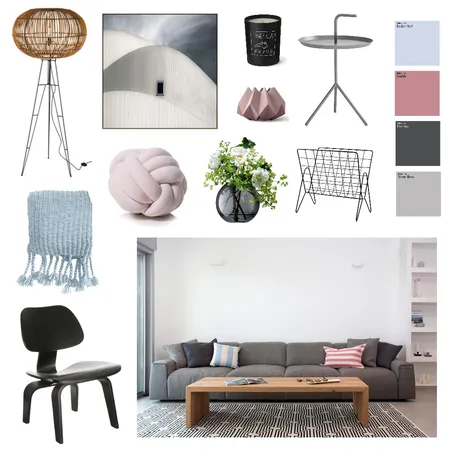 Fun Living Room Interior Design Mood Board by OfriPaz on Style Sourcebook