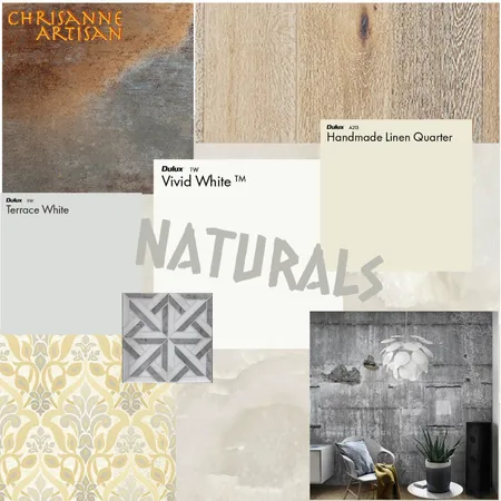CA - Naturals Interior Design Mood Board by ChrisanneArtisan on Style Sourcebook