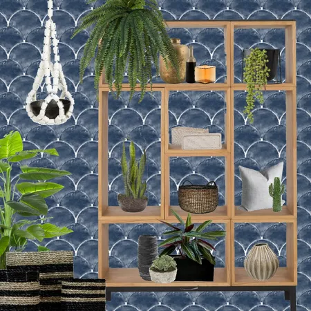 Fish - Scale Wallpaper Interior Design Mood Board by Grace Garrett on Style Sourcebook