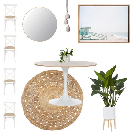 Australian Coastal Dining Room Interior Design Mood Board by KellyJones on Style Sourcebook