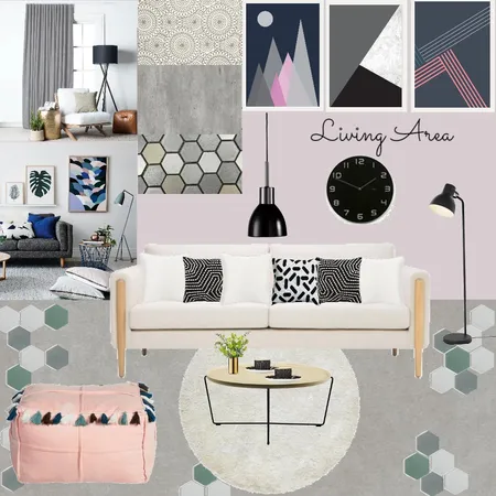 living area Interior Design Mood Board by jess_0325 on Style Sourcebook