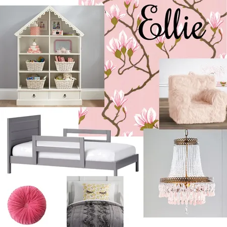 Ellies bedroom Interior Design Mood Board by Venus Berríos on Style Sourcebook