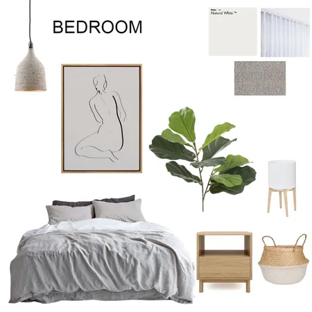 Light &amp; Breezy Bedroom Interior Design Mood Board by Belleffect on Style Sourcebook