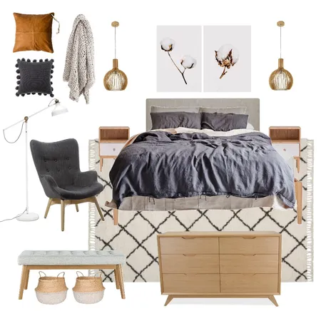 Master Bedroom Interior Design Mood Board by lwy.amanda on Style Sourcebook