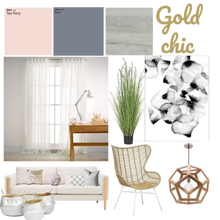 Gold chic Interior Design Mood Board by Harleen Bhatia on Style Sourcebook
