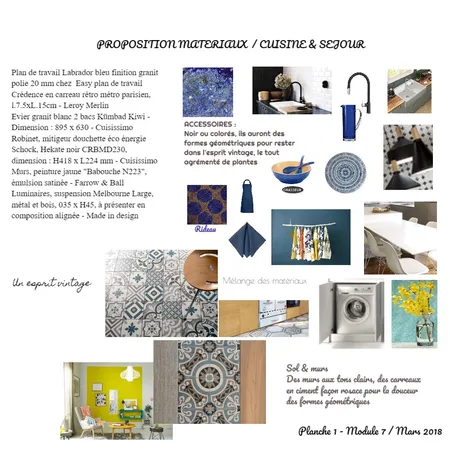 Planche cuisine Interior Design Mood Board by ABARNOUSSI on Style Sourcebook