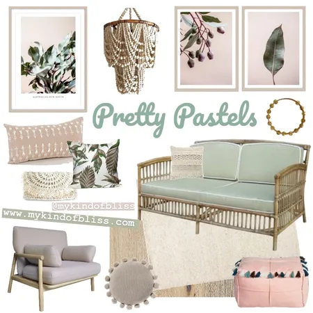 PRETTY PASTELS Interior Design Mood Board by My Kind Of Bliss on Style Sourcebook
