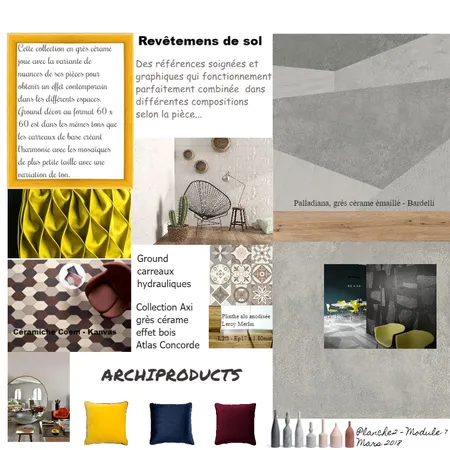 PLANCHE REVETEMENTS DE SOL Interior Design Mood Board by ABARNOUSSI on Style Sourcebook