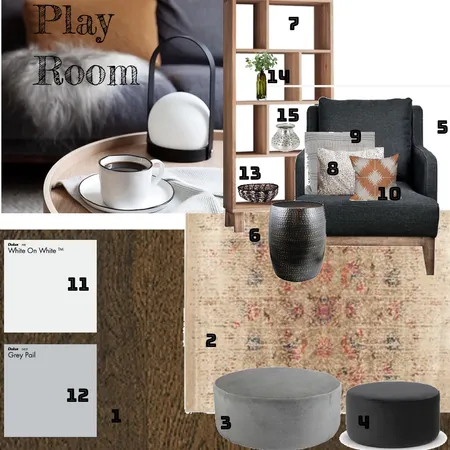 Play Room Interior Design Mood Board by Lifebydesigns on Style Sourcebook