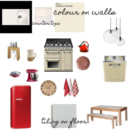 country kitchen Interior Design Mood Board by Jillianhylandxo on Style Sourcebook