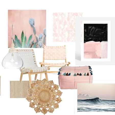 Draft Pink Palm Springs Interior Design Mood Board by White With One Interior Design on Style Sourcebook