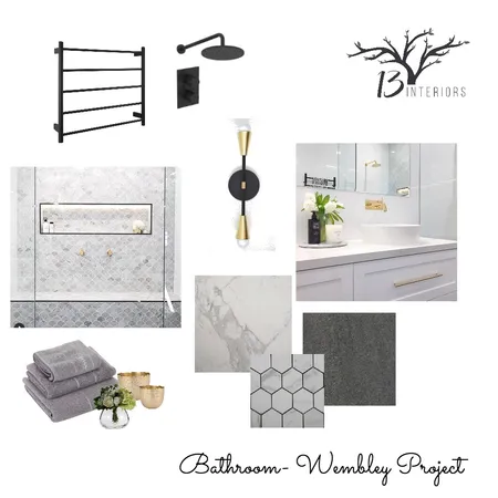 Bathroom – Wembley Project Interior Design Mood Board by 13 Interiors on Style Sourcebook