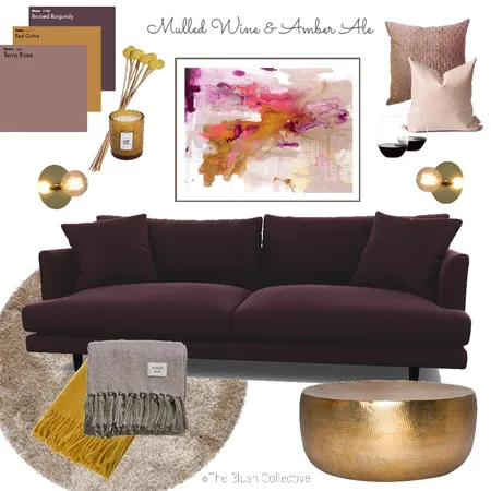Mulled Wine &amp; Amber Ale Interior Design Mood Board by TheBlushCollective on Style Sourcebook