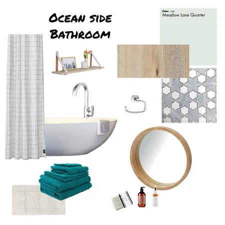 Oceanside bathroom Interior Design Mood Board by MfWestcoast on Style Sourcebook