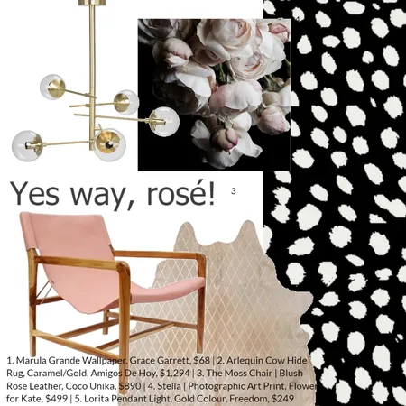 Yes Way Rosé! Interior Design Mood Board by Coco Unika on Style Sourcebook
