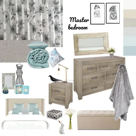 Serene master bedroom Interior Design Mood Board by Elna on Style Sourcebook