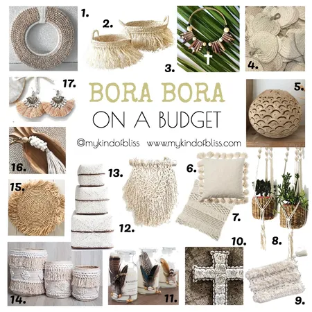 Bora Bora on a Budget Interior Design Mood Board by My Kind Of Bliss on Style Sourcebook