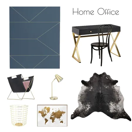 Harmony Home Office Interior Design Mood Board by SandiC on Style Sourcebook