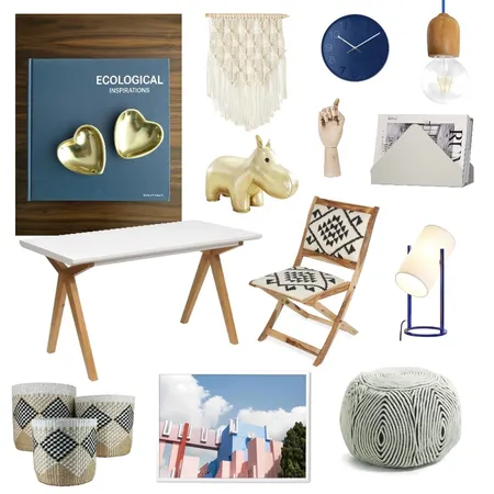Home Workspace Interior Design Mood Board by OfriPaz on Style Sourcebook