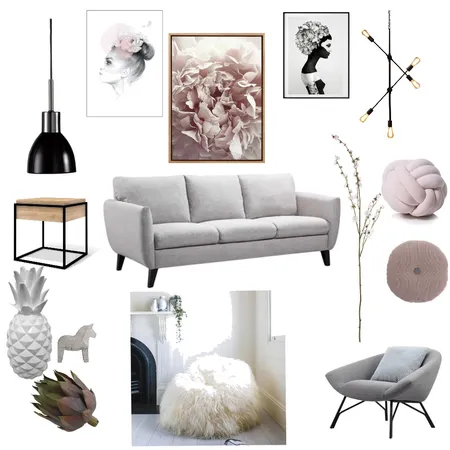grey blush Interior Design Mood Board by nicolewaters on Style Sourcebook