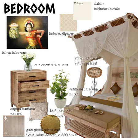 BEDROOM Interior Design Mood Board by neysaauliaa on Style Sourcebook