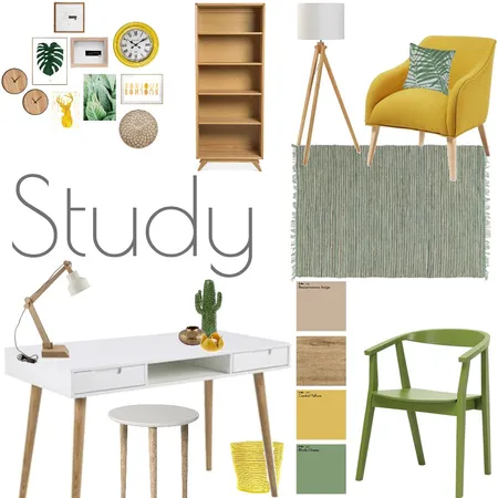 Study Interior Design Mood Board by Madre11 on Style Sourcebook