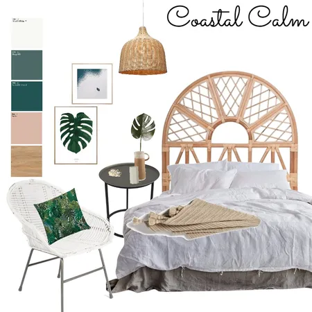 Coastal Bedroom Interior Design Mood Board by ChampagneAndCoconuts on Style Sourcebook