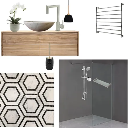 West Borambil Main Bathroom Interior Design Mood Board by kate.kirk on Style Sourcebook