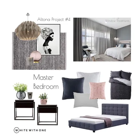 Altona Project #4 - Master Bedroom Interior Design Mood Board by White With One Interior Design on Style Sourcebook
