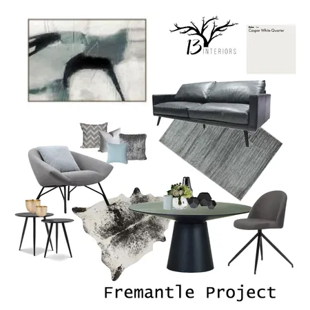 Fremantle Living and Dining Interior Design Mood Board by 13 Interiors on Style Sourcebook