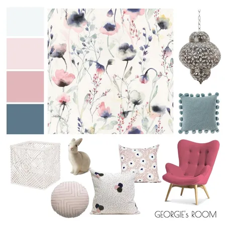 GEORGIES ROOM Interior Design Mood Board by makermaystudio on Style Sourcebook