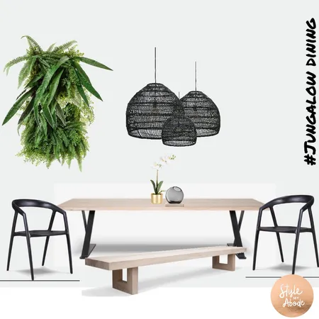 Jungalow Dining Interior Design Mood Board by Style My Abode Ltd on Style Sourcebook