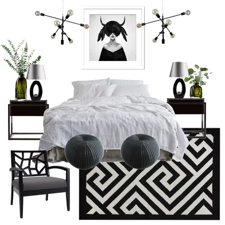 Black and White Interior Design Mood Board by Celineedendesigns on Style Sourcebook