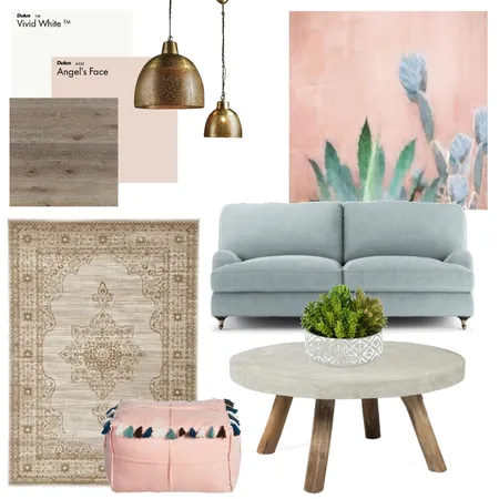 Cotton Candy Boho Interior Design Mood Board by Celineedendesigns on Style Sourcebook
