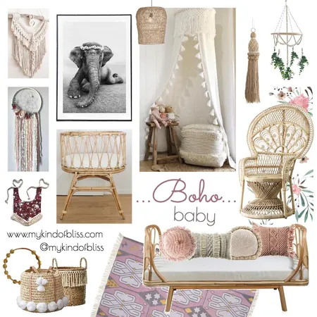 Boho Baby Interior Design Mood Board by My Kind Of Bliss on Style Sourcebook