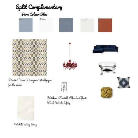 Split Complementary Interior Design Mood Board by pmccallan0 on Style Sourcebook